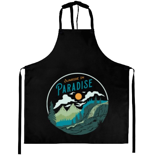 Sunrise in Paradise Aprons