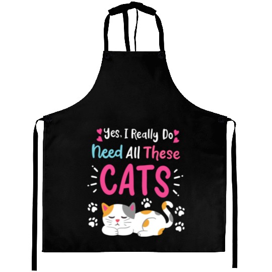 Cats Cat Owner Cat Lover Aprons