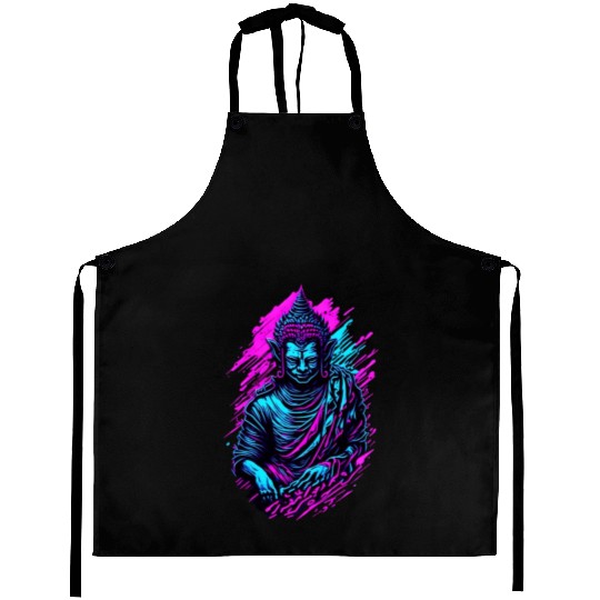 Neon Buddha Aprons