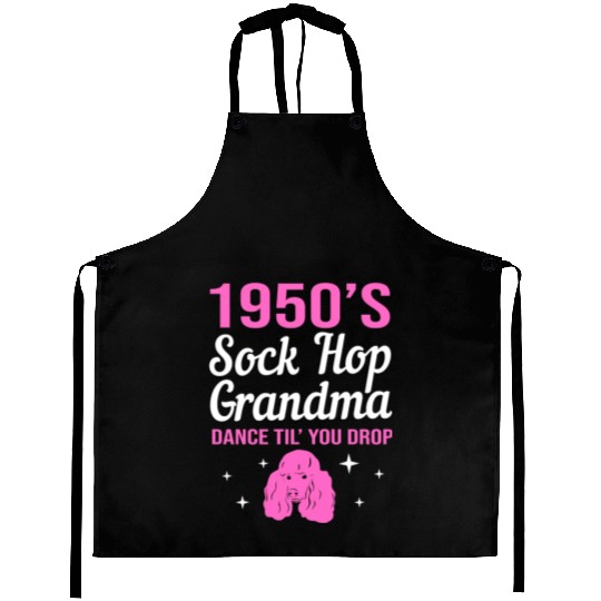 Retro Dance 1950s Sock Hop Dancing Grandma Aprons