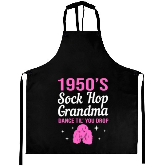 Retro Dance 1950s Sock Hop Dancing Grandma Aprons