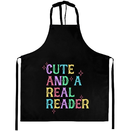 CUTE AND A REAL READER Aprons