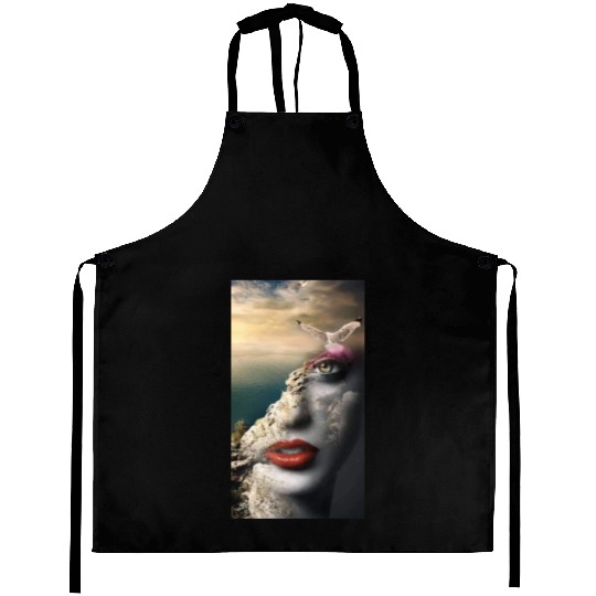la femme et le nature Aprons