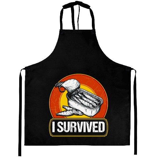 I Survived Swedish Surströmming Aprons