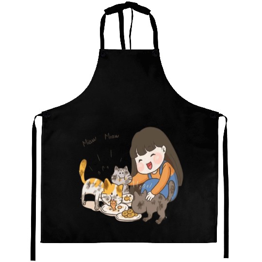 Crazy Cat Lady is My Destiny Aprons