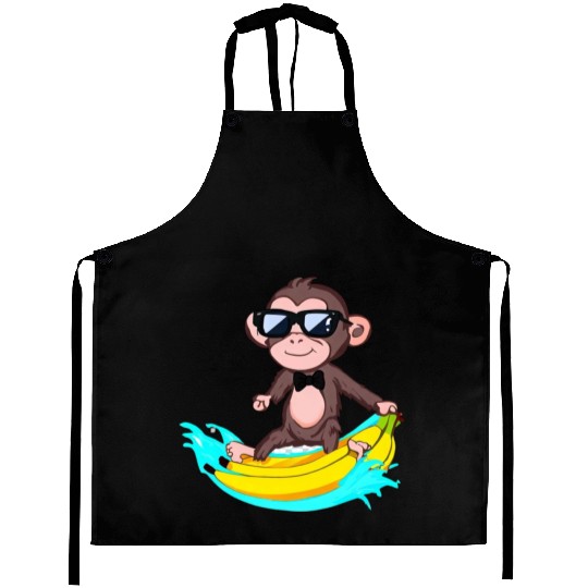 Funky Monkey Business Aprons