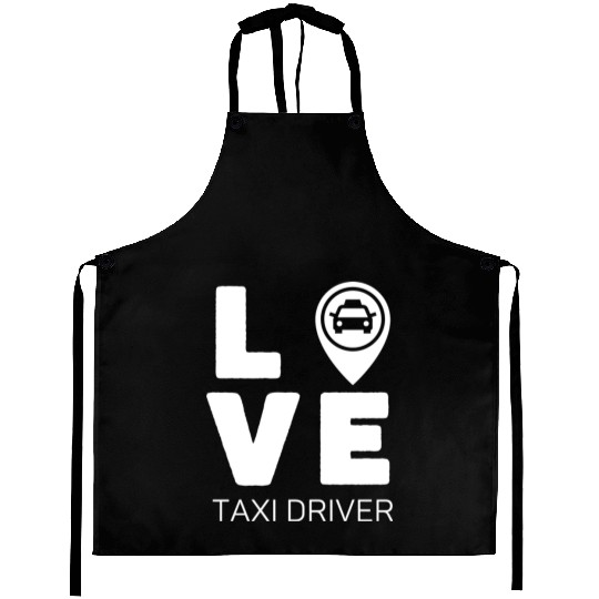 Love Taxi Driver Aprons