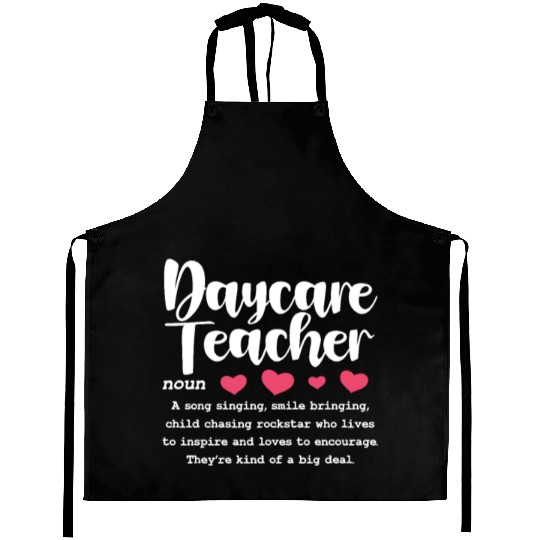Daycare Teacher Definition Aprons