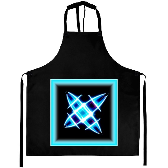 Glowing Patterns for Modern Art Aprons
