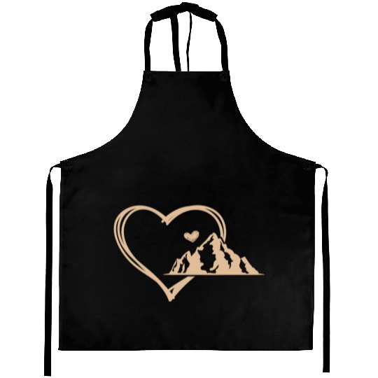 Mountain love Wanderlust Mountains Hiker Summit Aprons