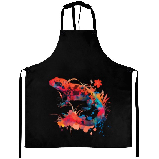 Magical Red Salamander Aprons