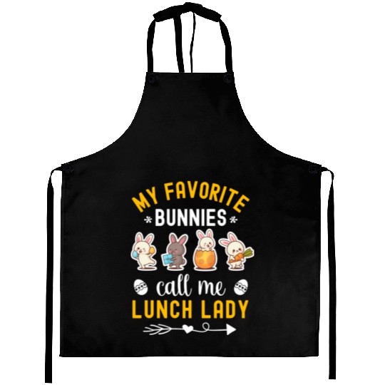 Favorite Bunnies Teacher Easter Aprons