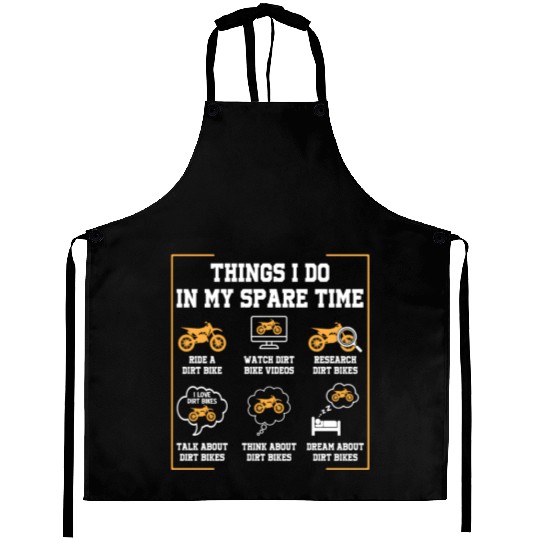 Dirt Bike Racing Motorcycle Ride Mudding Motocross Aprons