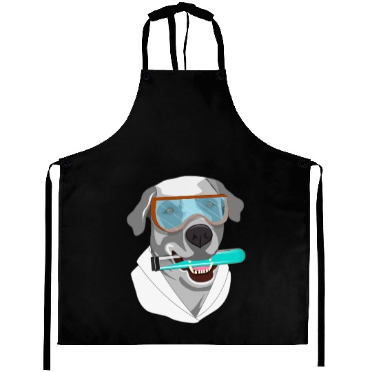 Dog Lover Chemistry Proud Chemist Experiment Aprons