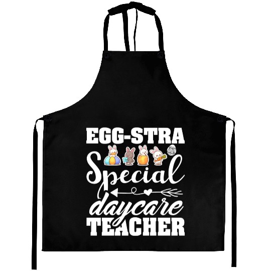 Egg Stra Special Daycare Teacher Easter Aprons