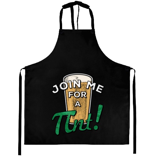 Beer Drinking Pint Saint Patricks Day National Pi Aprons