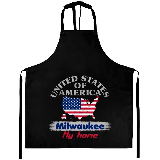 United States of America - Milwaukee my home - USA Aprons