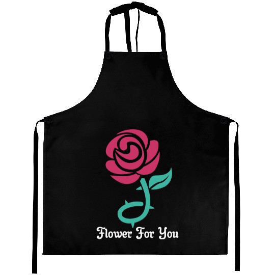 Flower for You 1 Aprons