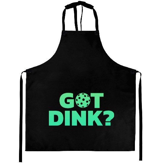 Got Dink Stacked Green Aprons
