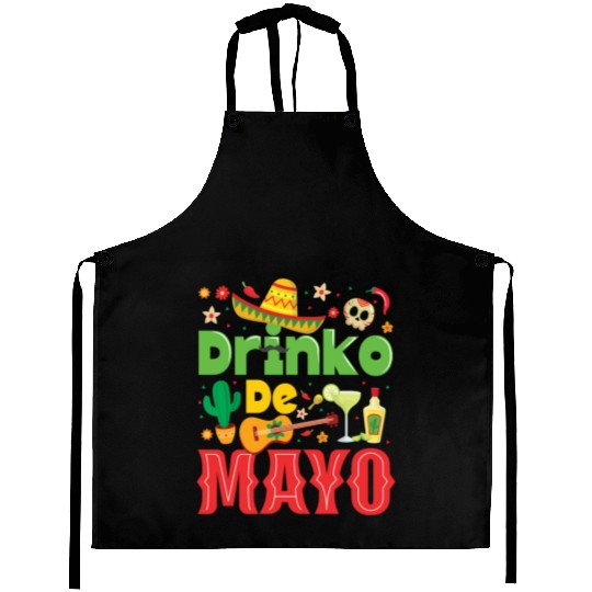 Cinco De Mayo Mexican Fiesta 5 De Mayo Drinking Aprons