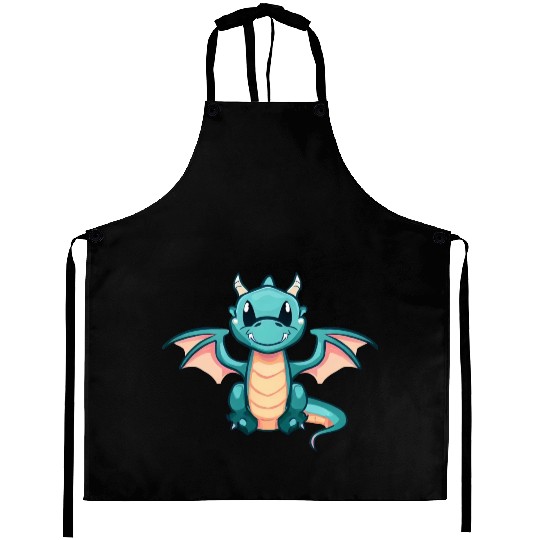 CUTE DRAGON Aprons