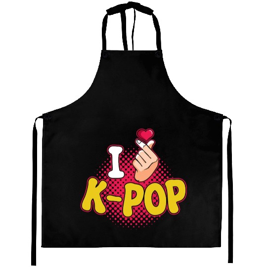 K-Pop K-drama Korean Music KPop Kdrama Gift Aprons