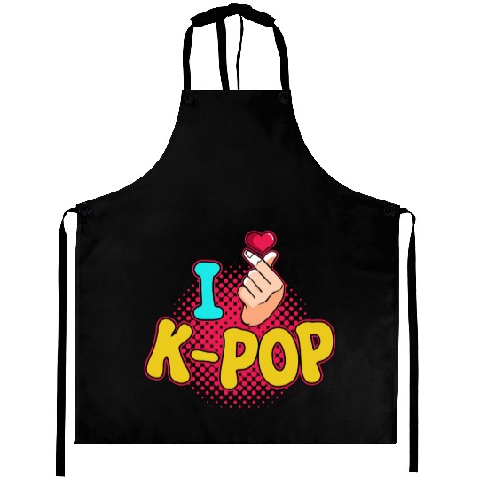 K-Pop K-drama Korean Music KPop Kdrama Gift Aprons