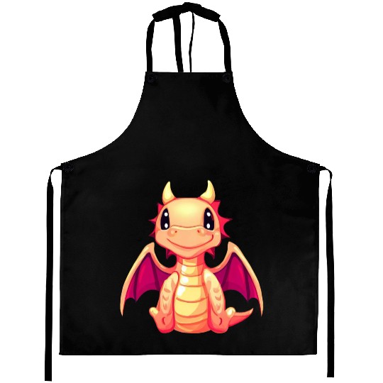 CUTE DRAGON Aprons