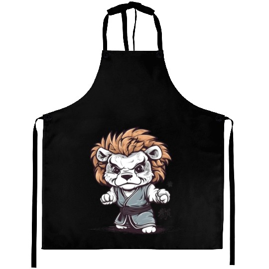 Karate Kitty Aprons