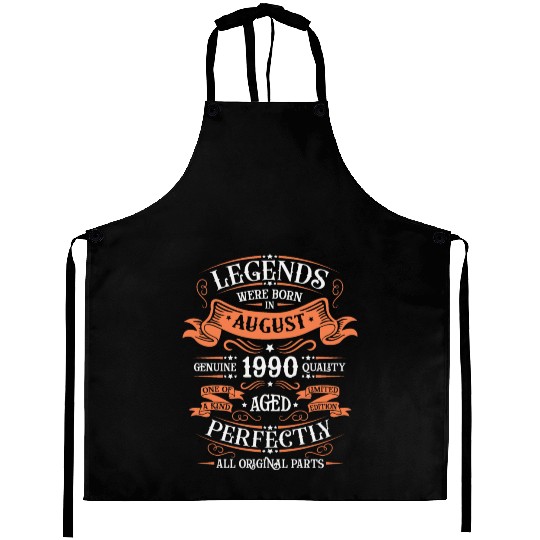 August 1990 anniversary 1990 legends August Aprons