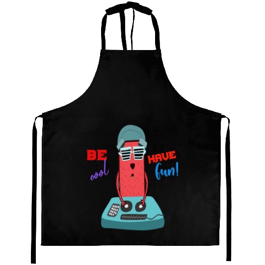 DJ FunkyFingers: the hilarious cartoon master Aprons