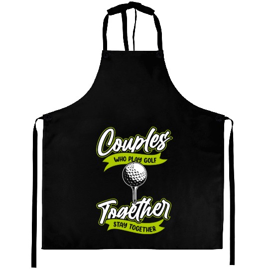 Golf Couple Aprons