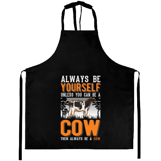 Cow Gift Farmer Cattle Breeder Cows Aprons