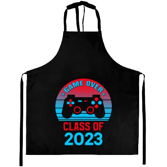 2023 Graduation Gift Game Over Class of 2023 Aprons