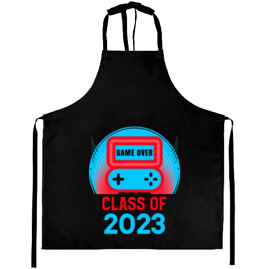 Game Over Class of 2023 Video Games 2023 Gamer Aprons