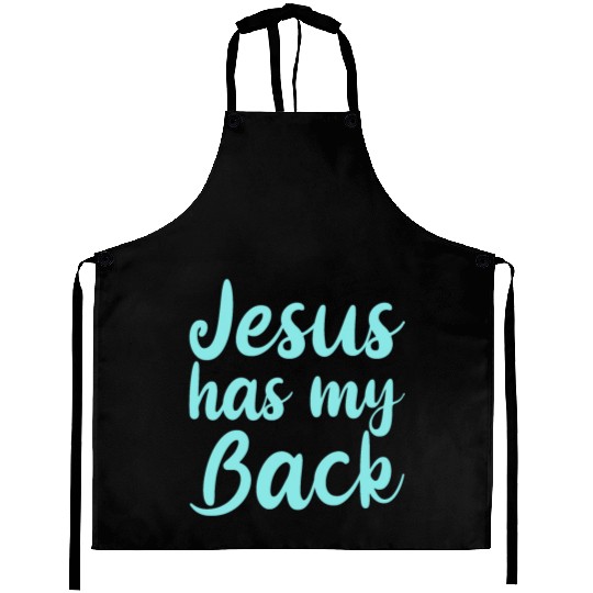 Jesus Has My Back 4 Aprons