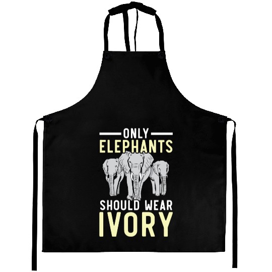 Elephant Lover Wildlife Animal Zoo Zookeeper Aprons