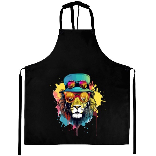 Noci the cool lion Aprons