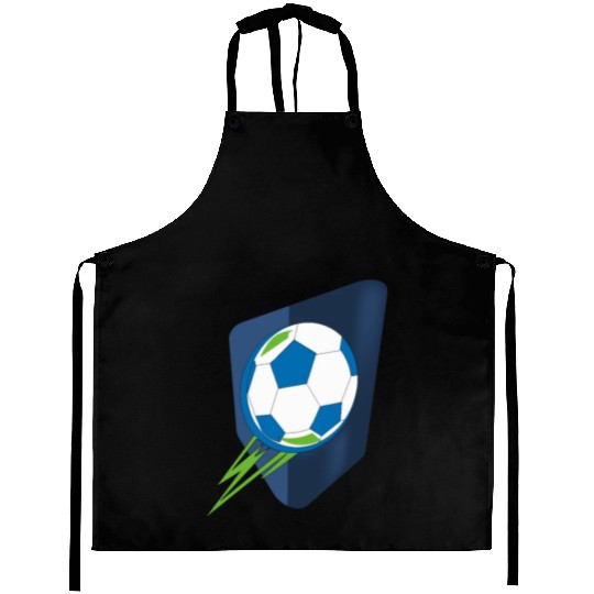 I LOVE football THIS GAME football Aprons