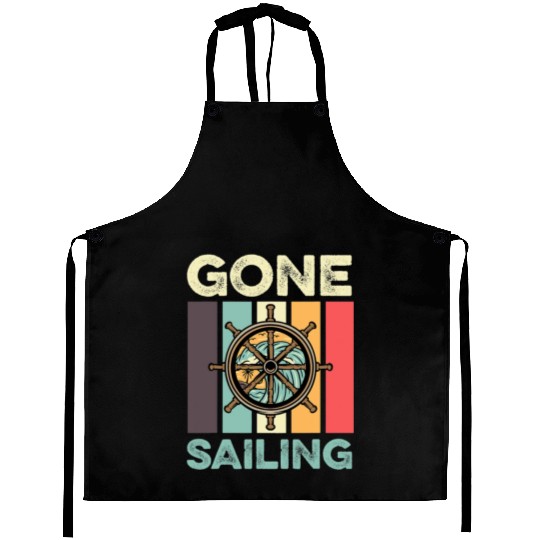Gone Sailing Boat Sailor or Kayaker Aprons