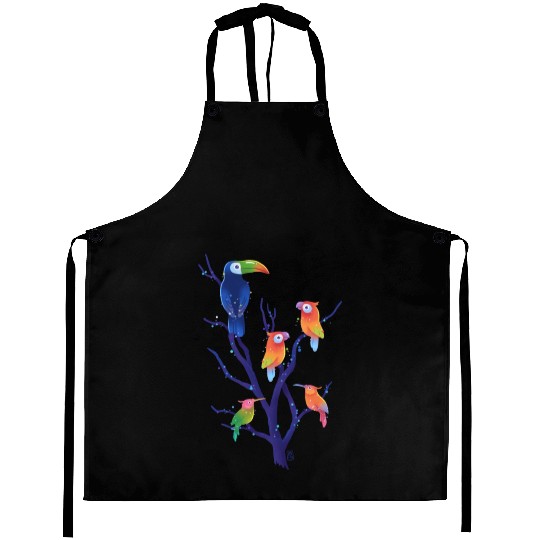 Birds Of Paradise Aprons