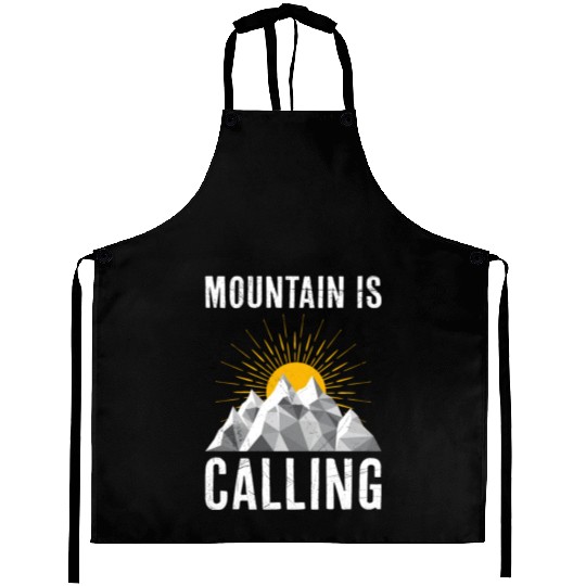 Mountain is Calling Mountain lover Climber Aprons