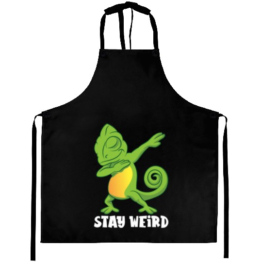 Dabbing Chameleon Sweet Aprons