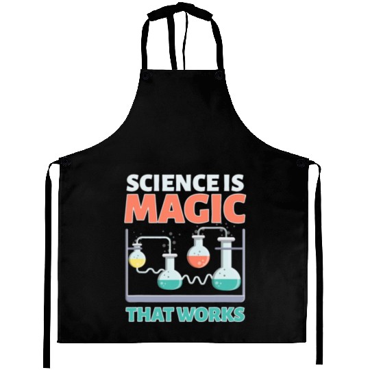Scientist Chemist Teacher Student Science Magic Th Aprons