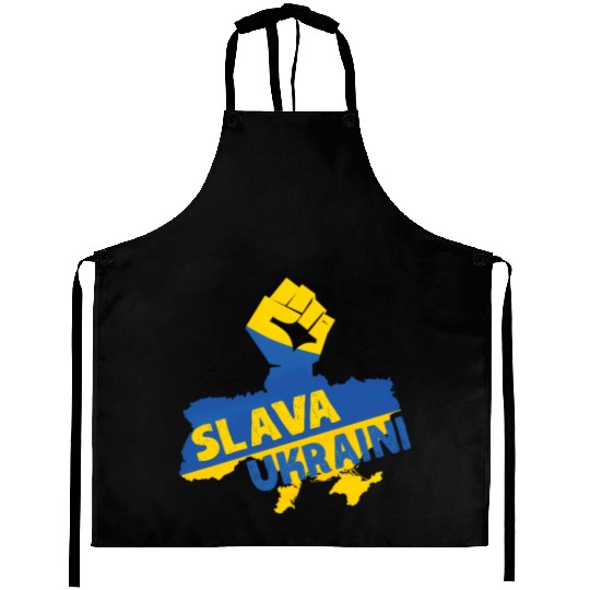 Slava Ukraini Ukraine Support Ukraine Flag Pride Aprons