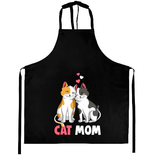 Cat Mom Cat Lover Kitty Owner Aprons
