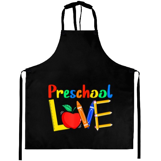 Love Preschool Teacher Back To School Love Teachin Aprons