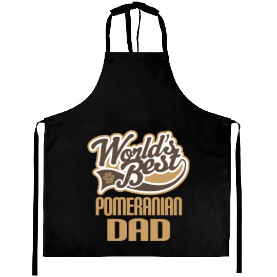 Pomeranian Dad Aprons