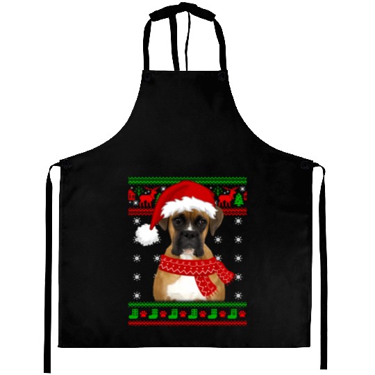 Boxer Dog Ugly Puppy Dog Aprons