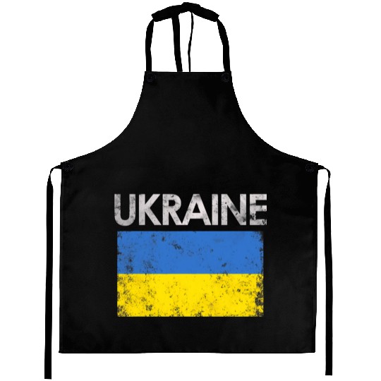 Ukraine Ukrainian Flag Pride Aprons